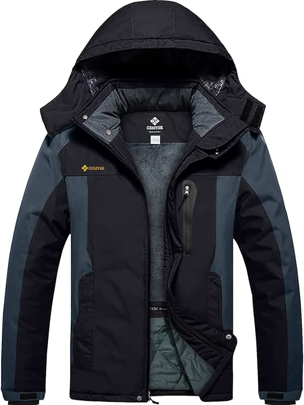 Men's Warm Waterproof Winter Ski Snow Jacket