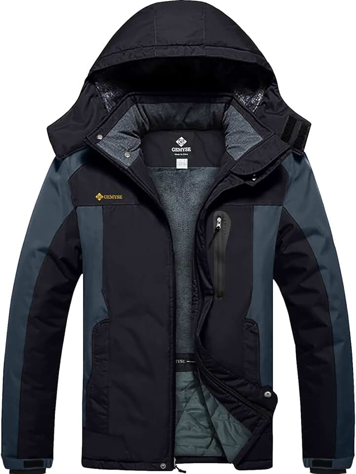Men's Warm Waterproof Winter Ski Snow Jacket