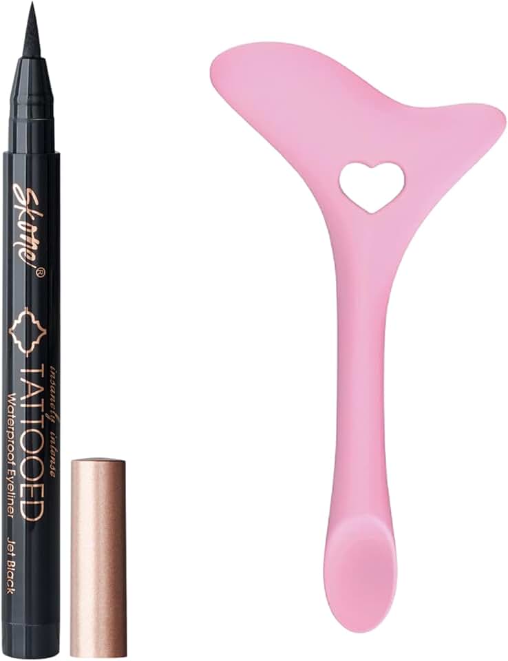 Tattooed Eyeliner & Stencil Duo, Waterproof and Smudge Proof