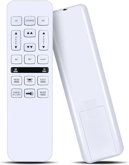 Replacement remote for adjustable bed bases