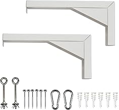 12-inch white projector screen with wall or ceiling mount