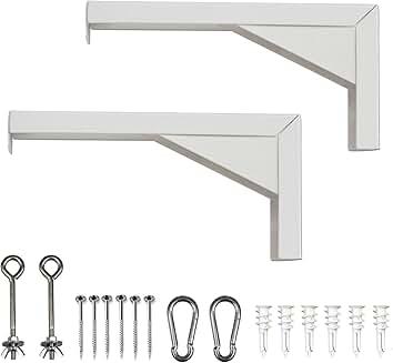 12-inch white projector screen with wall or ceiling mount