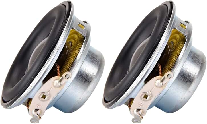Two 40mm Full-Range Speakers, 4 Ohm, 5W