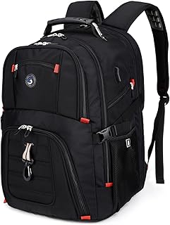 Large 50L Travel Laptop Backpack with USB Port