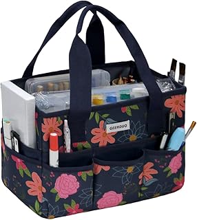 Multi-Pocket Craft Organizer Tote Bag