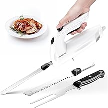 Electric Knife for Carving Meat, Bread, and More