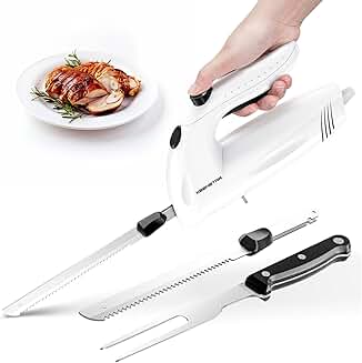 Electric Knife for Carving Meat, Bread, and More