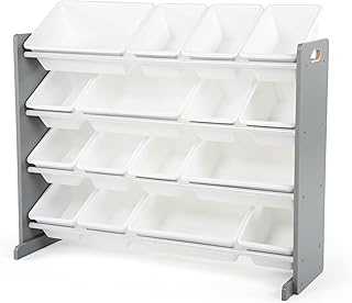 Large Toy Storage Organizer with 16 Bins for Kids