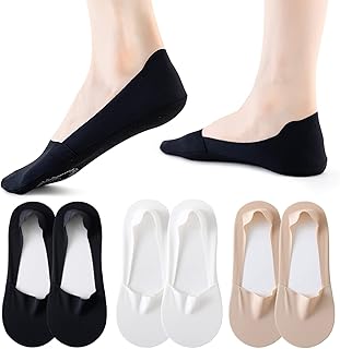 Six or eight pairs of women's invisible no-show liner socks