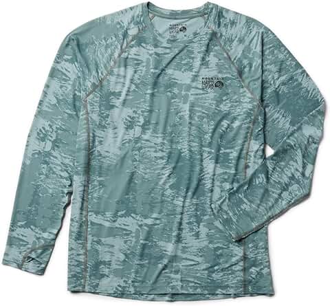 Men's Long Sleeve Shirt with Crater Lake Design