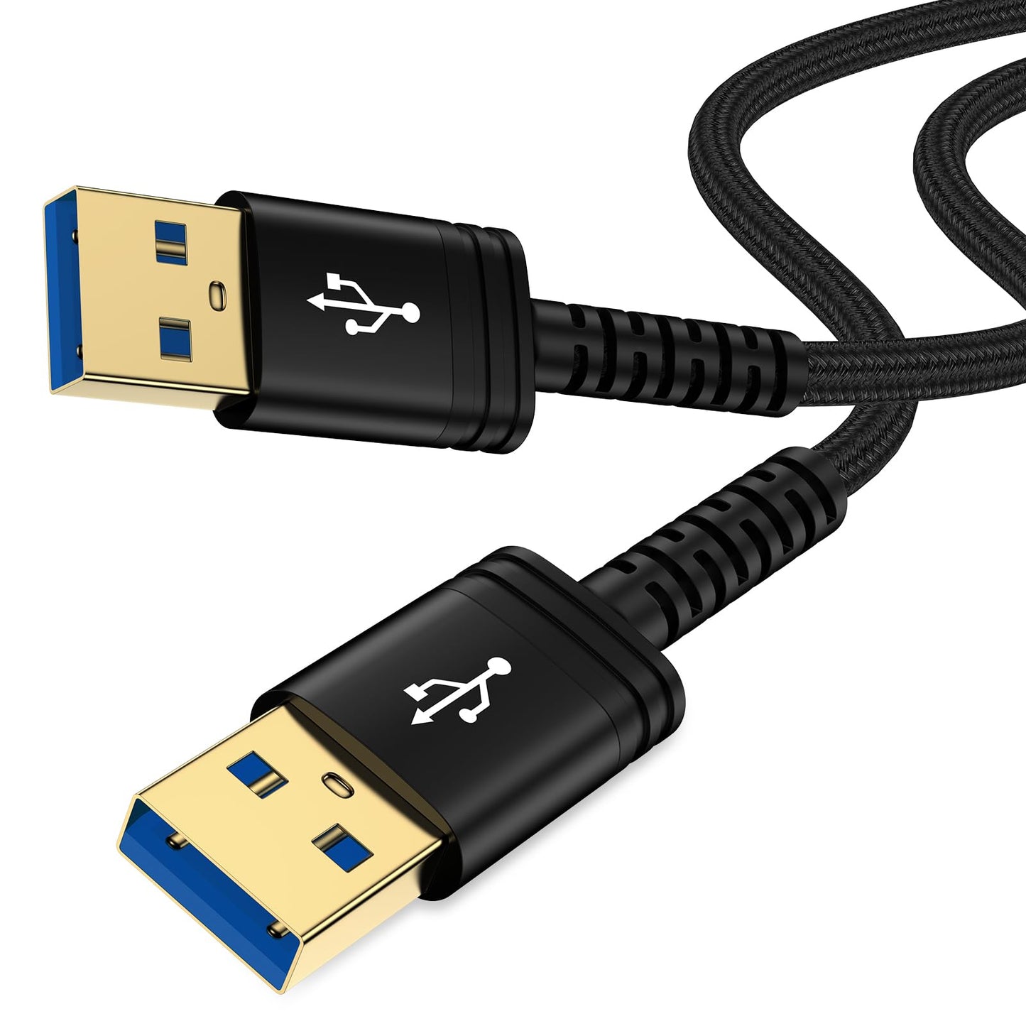 6FT Braided USB 3.0 Male to Male Cable