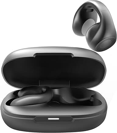 Wireless Open Ear Earbuds with Mic, 45H Playtime