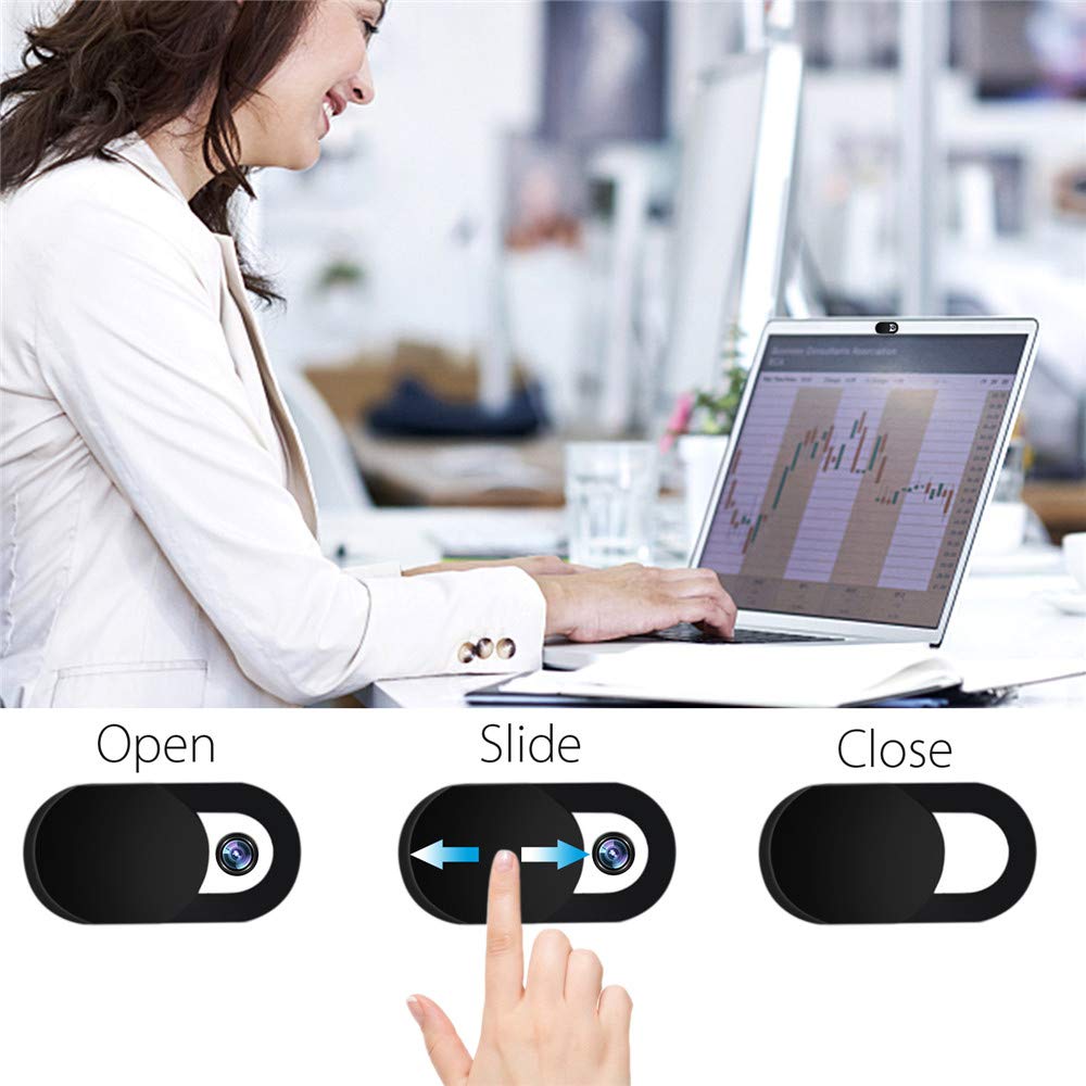Camera Cover 6 PCS Webcam Cover SlideUltra-Thin Webcam Cover Slide for Laptop, MacBook, PC, Cell Phone and More AccessoriesProtect Your Privacy and Security