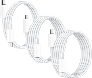 60W USB C to USB C Charging and Data Cable, 3 Pack