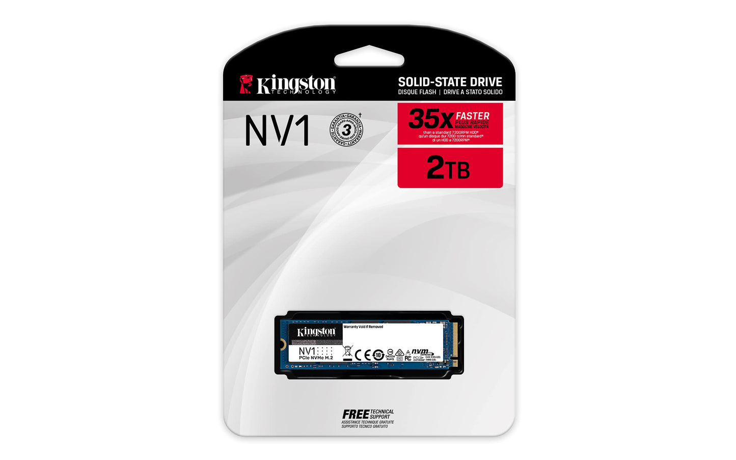 NV1 2TB M.2 2280 NVMe PCIe Internal SSD Up to 2100 MB/s SNVS/2000G