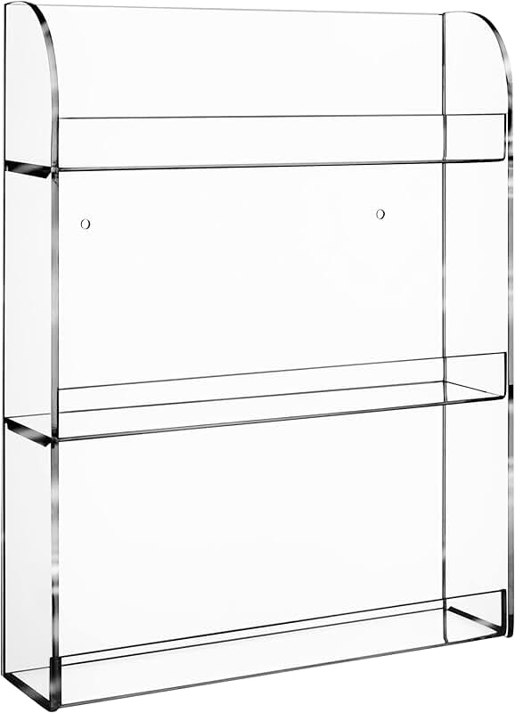 Acrylic Nail Polish and Essential Oil Wall Rack with Cloth