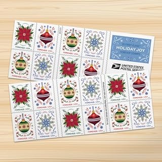 Holiday Joy First-Class Mail Forever Postage Stamps