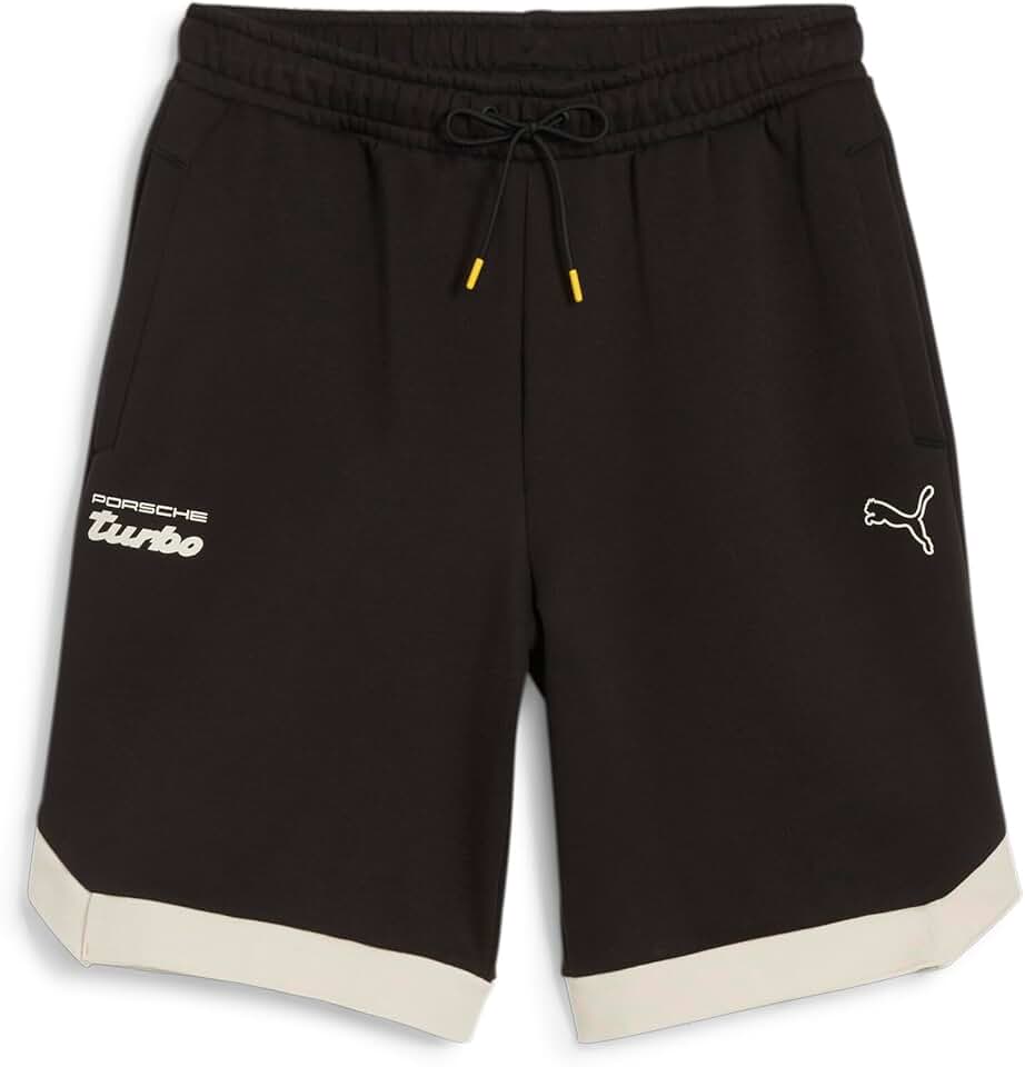 Men's Black Drawstring Sweat Shorts