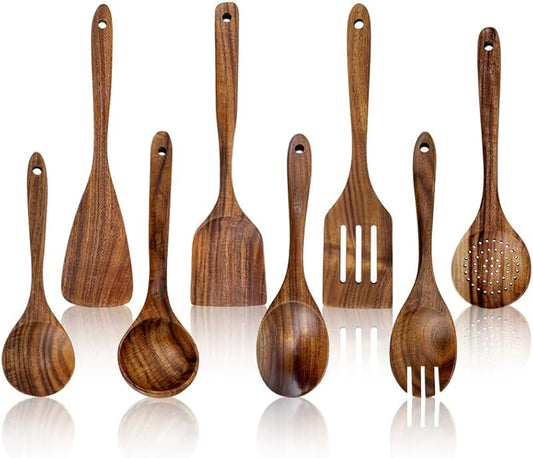 Silicone Cooking Utensil and Cake Pan Set, 15 Pieces