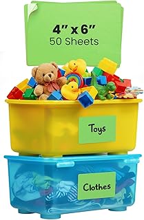 Large Storage Bin Labels for Organization