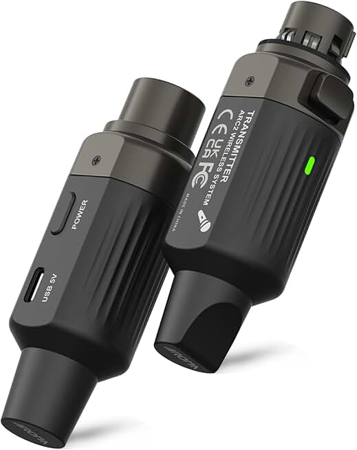 Wireless XLR Microphone System with 7 Channels