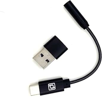 High-Resolution USB C Portable Headphone DAC and Amplifier