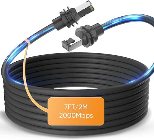 7ft Ethernet Cable for Starlink Gen 3, Waterproof and Durable