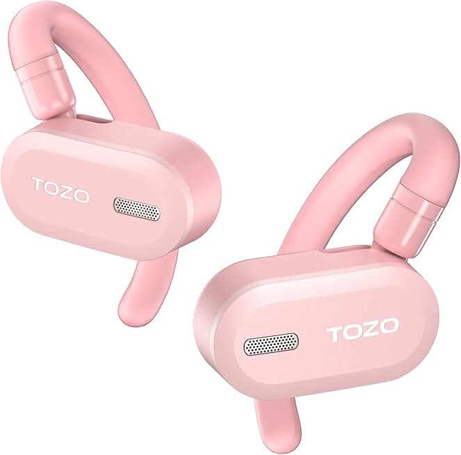 Lightweight Open Ear Wireless Headphones with Adjustable Fit
