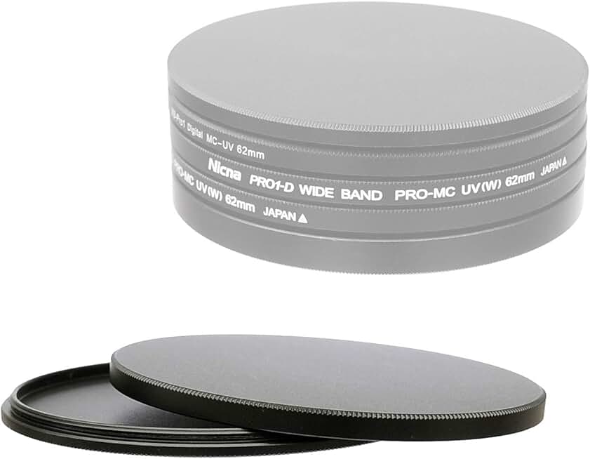 Camera Filter Stack Caps for 58mm lenses