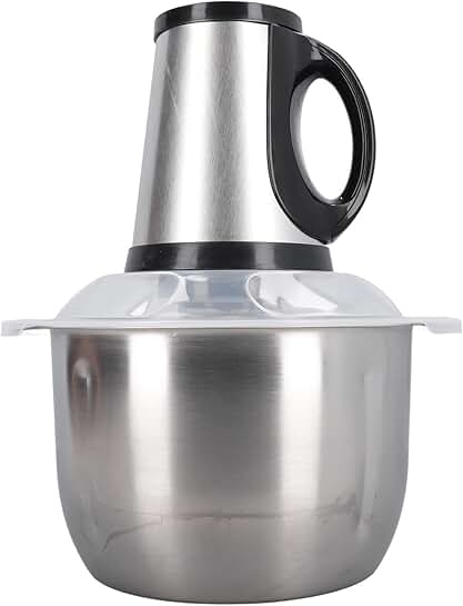 Large Capacity Stainless Steel Food Chopper with 5 Blades