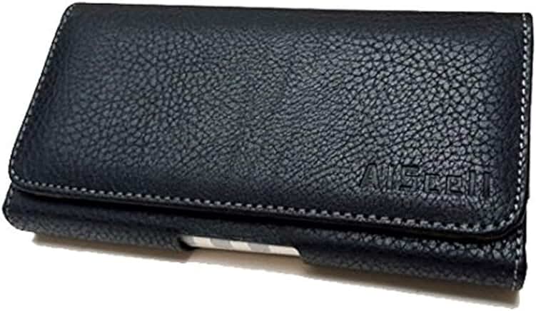 Leather Belt Clip Holster for iPhone 12 to 16 Pro