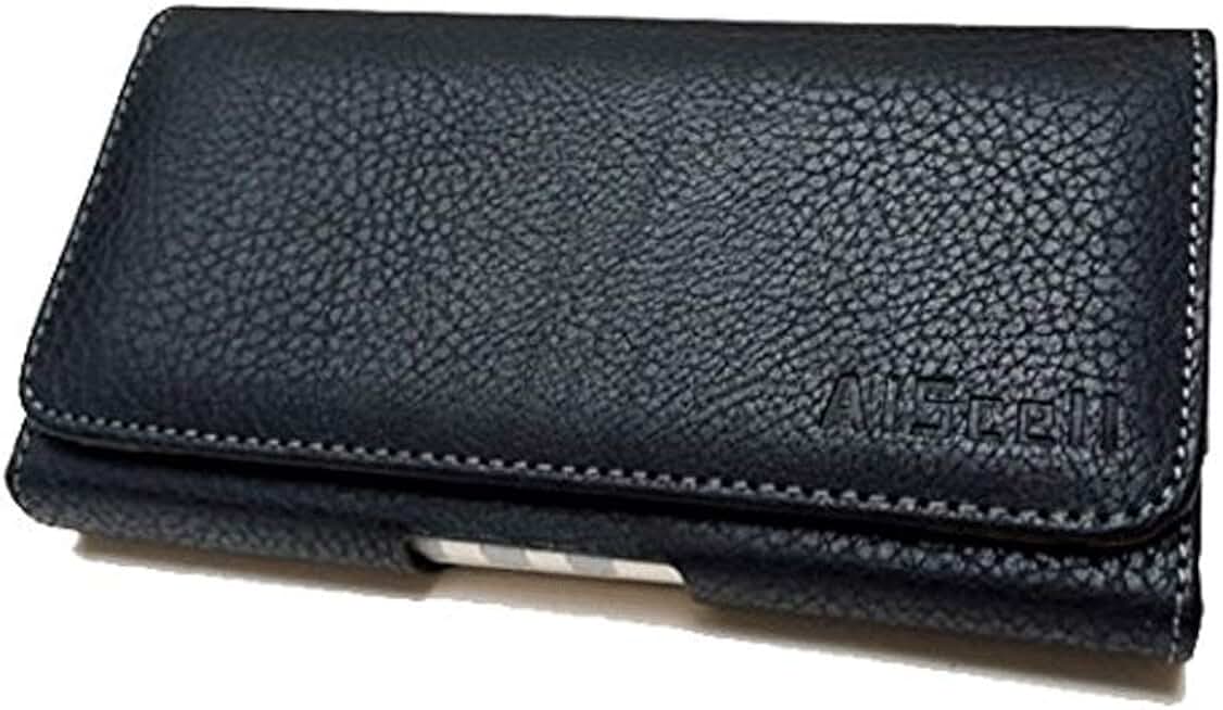Leather Belt Clip Holster for iPhone 12 to 16 Pro