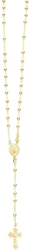 Sterling Silver Gold-tone Cross Necklace for Women