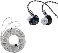 Blue IEM with 10mm Beryllium Driver and 2m Grey Cable