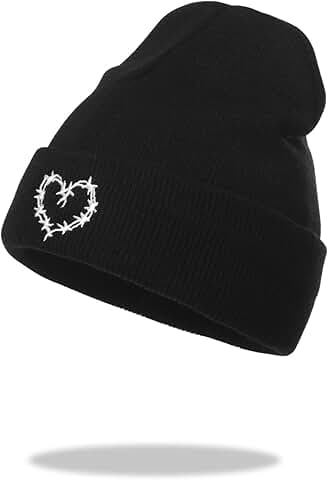 Warm Knitted Beanie Hats for Men and Women