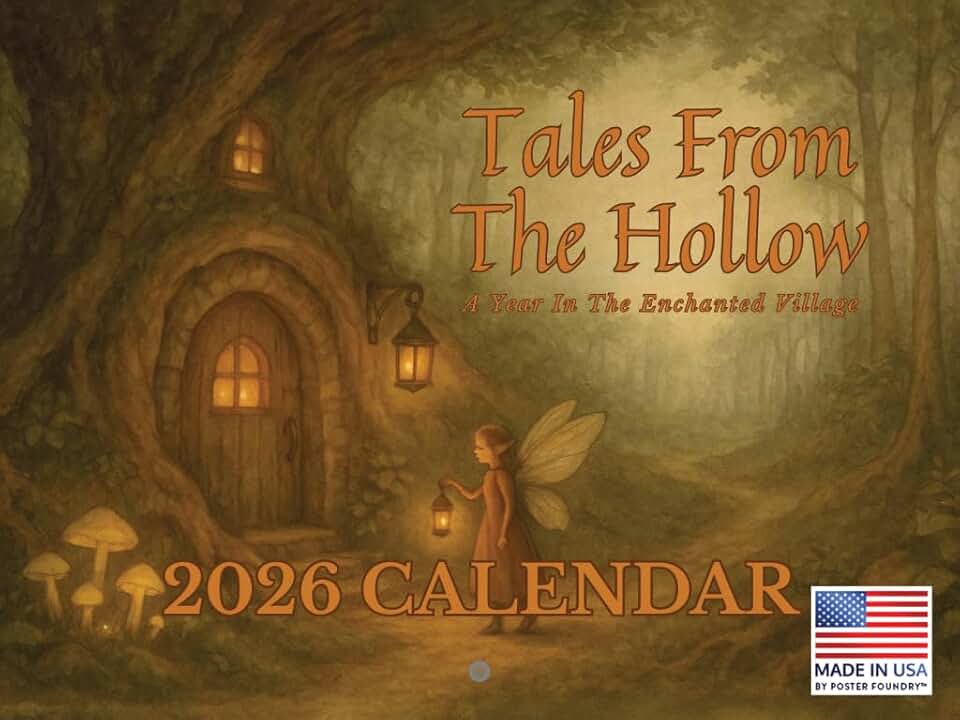 Tales From The Hollow Fairy 2026 Monthly Wall Calendar