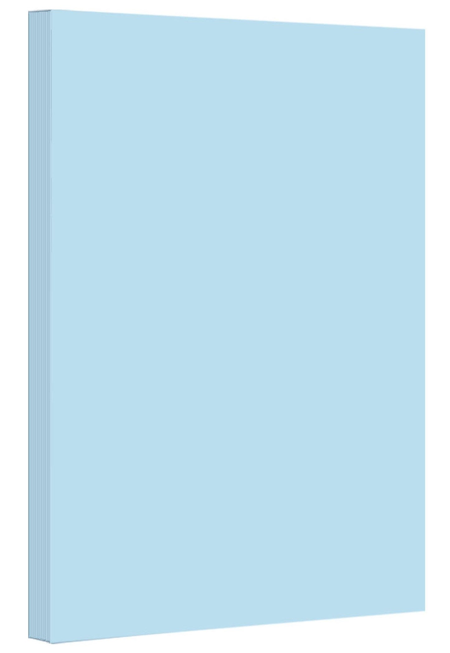 Blue Pastel Card Stock Paper, 8.5 x 11, 50 Sheets