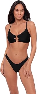 Women's Double Ring Bralette Bikini Top