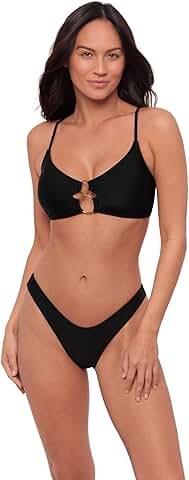 Women's Double Ring Bralette Bikini Top