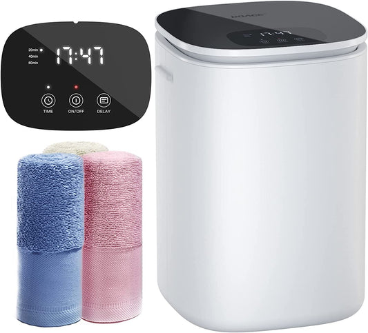 Upgraded Towel Warmer Bucket, Hot Towel Warmers with Auto Keep Warm Feature, Heat Timer 20/40/60 Min Adjustable and Up to 24 Hour Delay Timer, Large Towel Warmer for Oversize Towels Bathrobes Blankets
