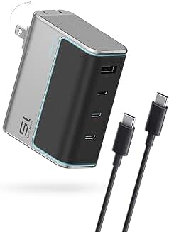 140W 4-Port Foldable USB-C Charger with GaN