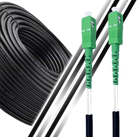 50m Singlemode Fiber Optic Cable for Indoor and Outdoor Use