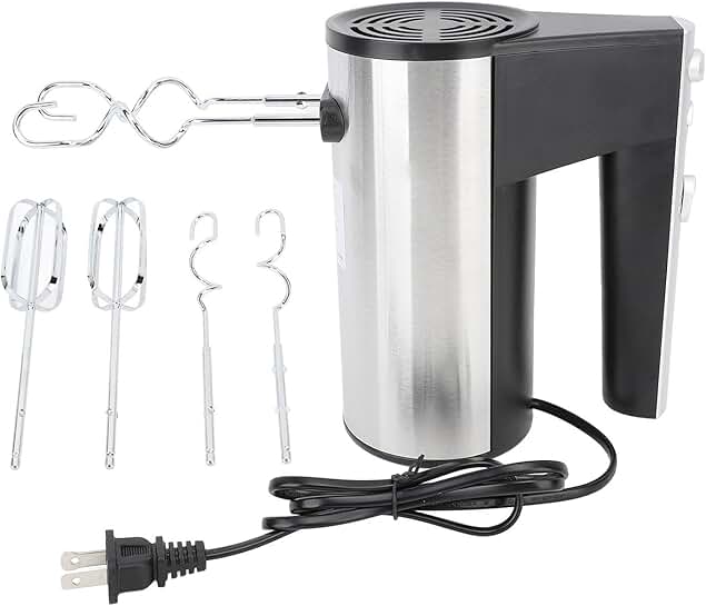 500W Hand Mixer with 5 Speeds for Baking and Mixing