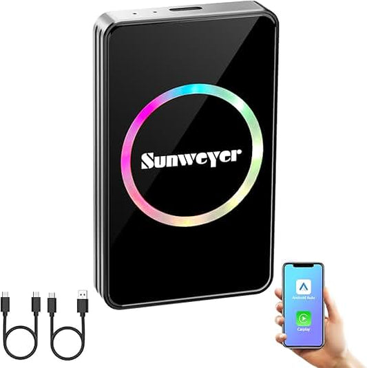 Wireless CarPlay Adapter for Streaming and Android Auto