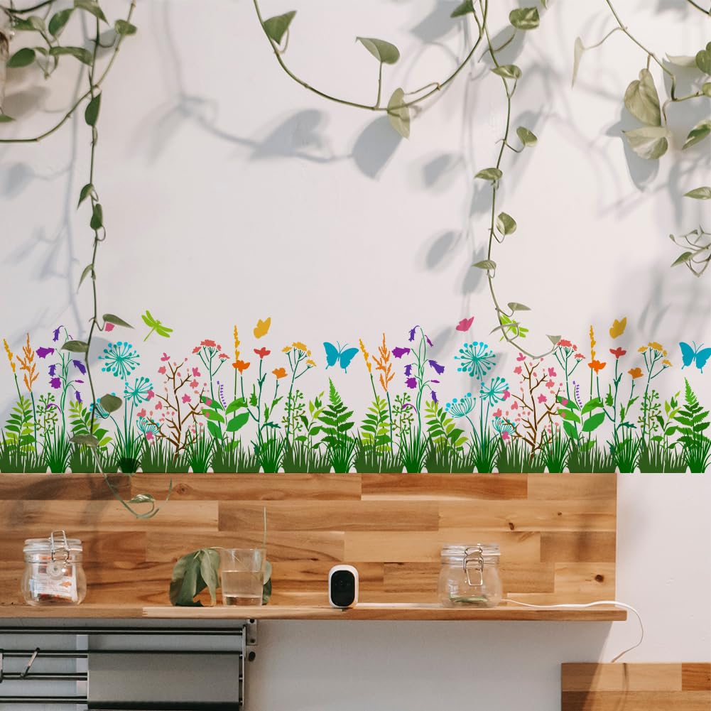 Wildflower Dreams DIY Painting Kit 11 PCS Reusable Stencils
