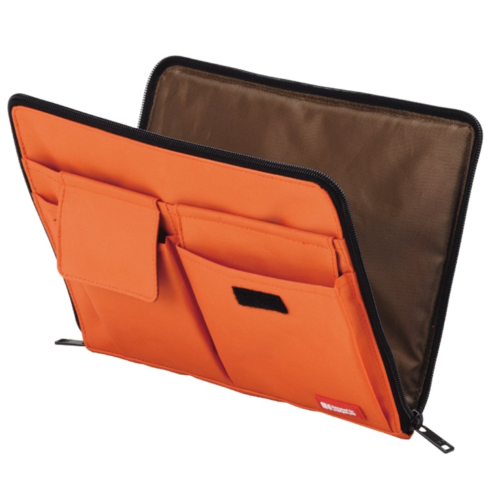 Yellow Green Laptop Sleeve with Storage Pockets