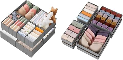 10 Drawer Organizer Bins and 8 Dividers