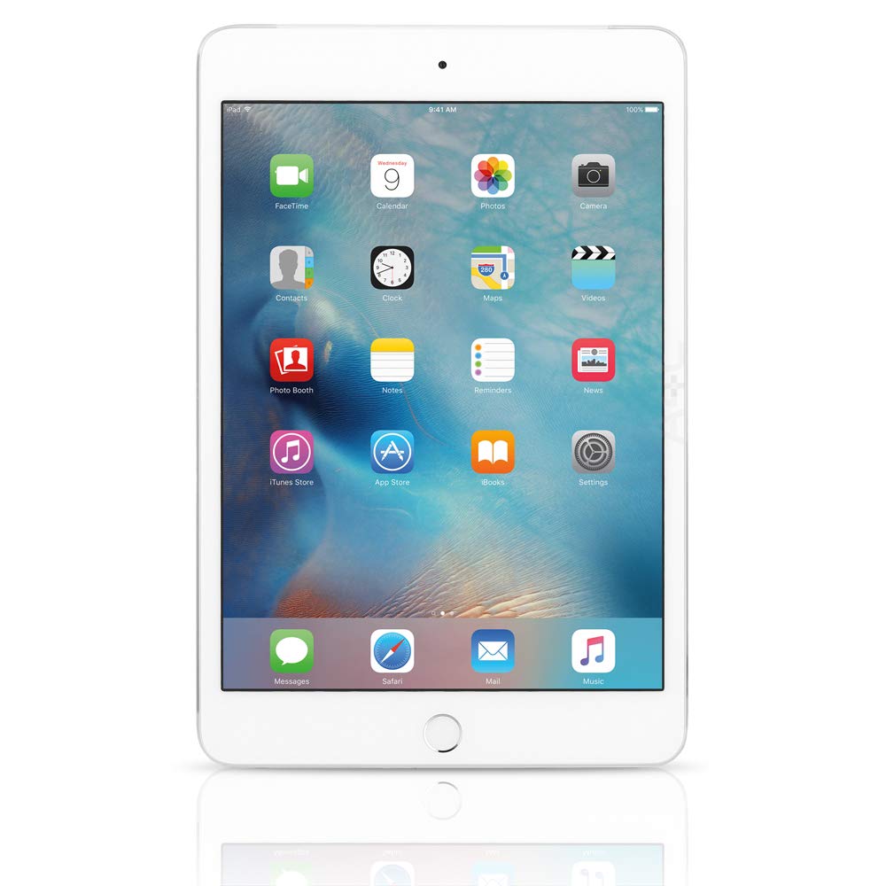 iPad Mini 4, 64GB, Silver - WiFi (Renewed)