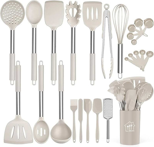 16-Piece Nonstick Cookware Set with Detachable Handles