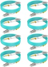 16ft Multimode Fiber Patch Cable, 8-Pack